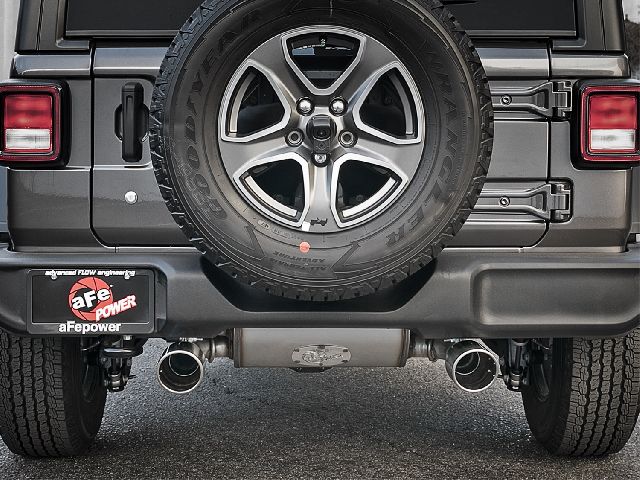 2018 Jeep Wrangler Exhaust System Kit 6 Cyl 3.6L AFE Filters
