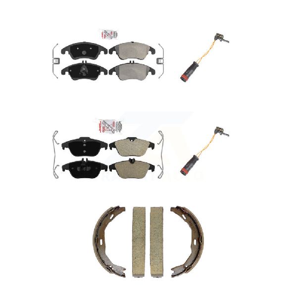 2014 Mercedes-Benz C350 Disc Brake Pad Set  - Front and Rear 6 Cyl 3.5L AmeriBrakes
