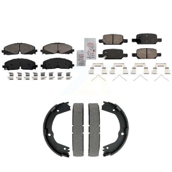 2022 GMC Canyon Disc Brake Pad Set  - Front and Rear Transit Auto