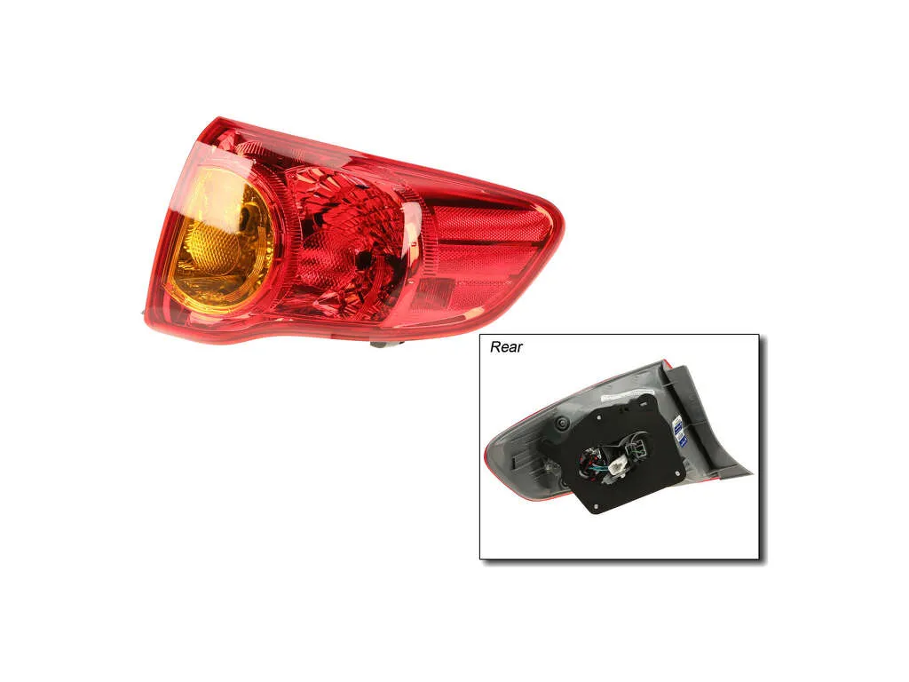 2011 Toyota Corolla Tail Light Assembly  - Right TYC