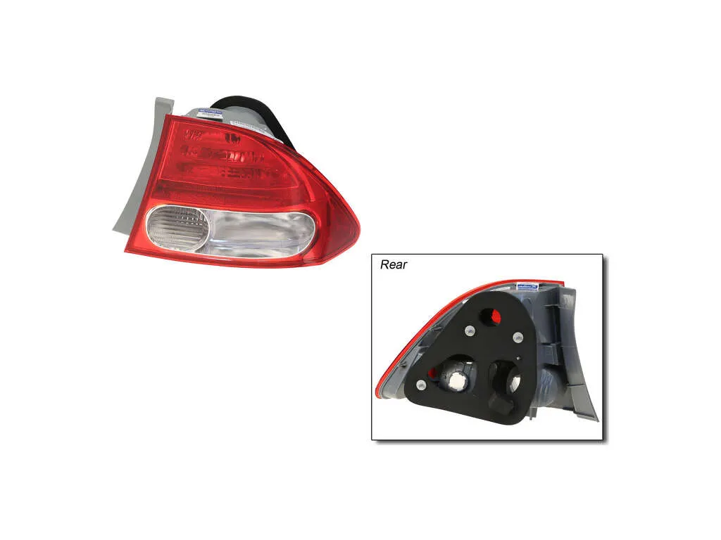 2011 Honda Civic Tail Light Assembly  - Right Outer TYC
