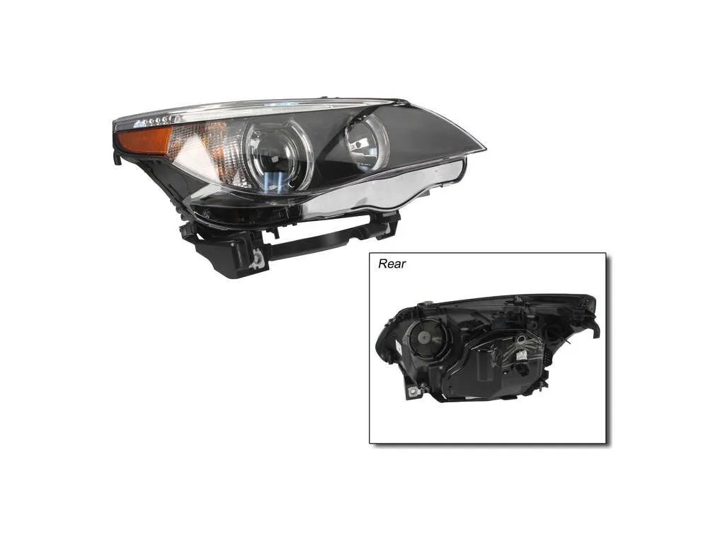 2007 BMW 530xi Headlight Assembly  - Right Hella
