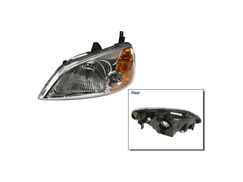 2002 Honda Civic Headlight Assembly  - Left TYC