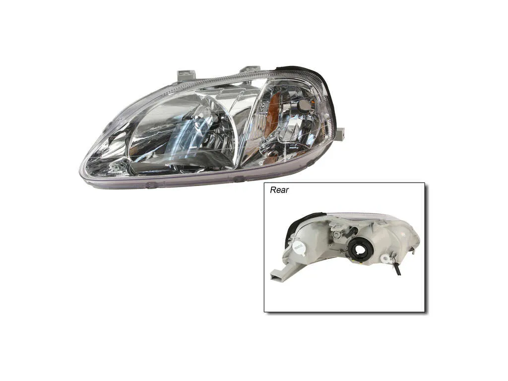 2000 Honda Civic Headlight Assembly  - Left VAIP - Vision Lighting