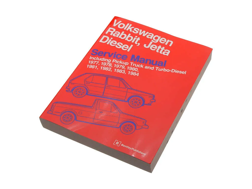 1981 Volkswagen Jetta Repair Manual 4 Cyl 1.6L Bentley