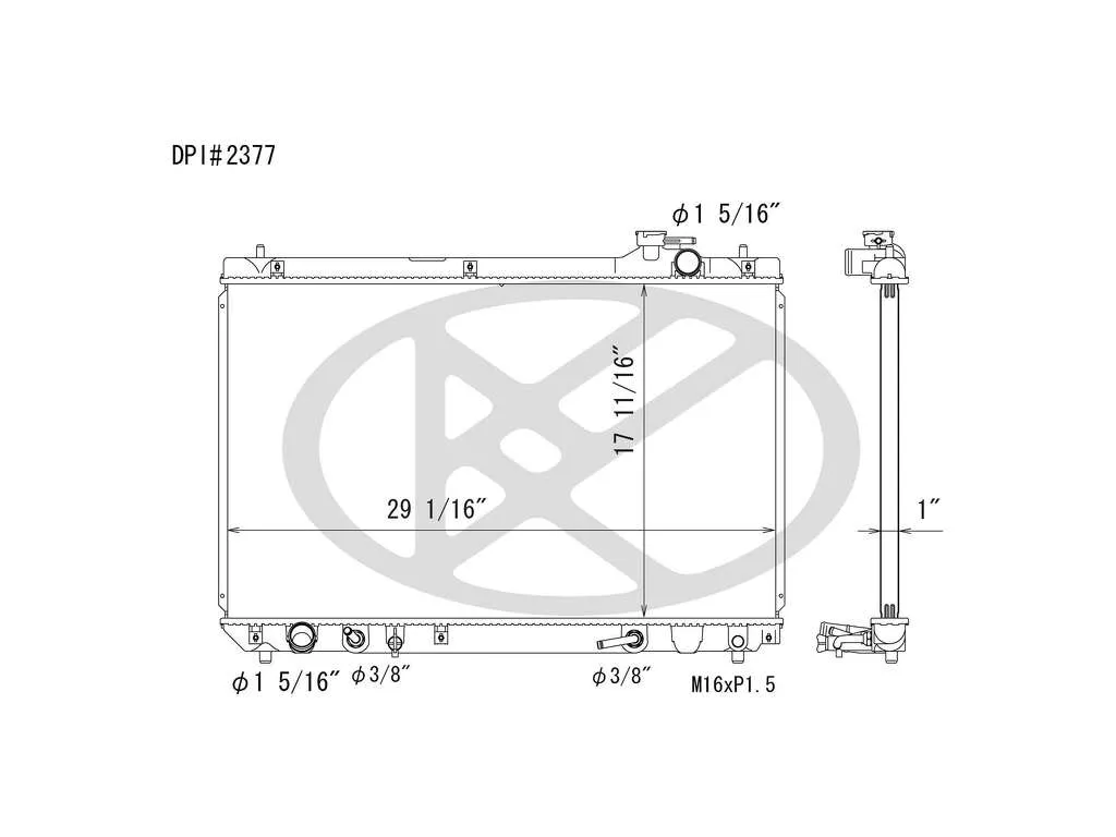 2002 Lexus RX300 Radiator Koyo Cooling