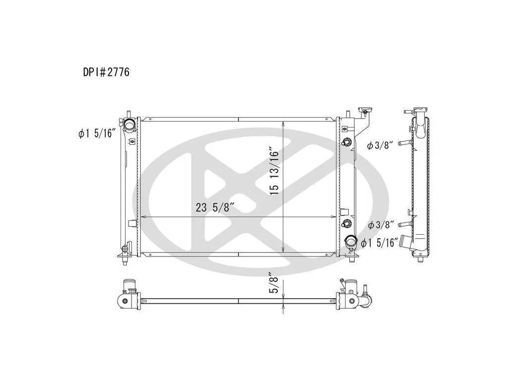 2005 Scion tC Radiator Koyo Cooling