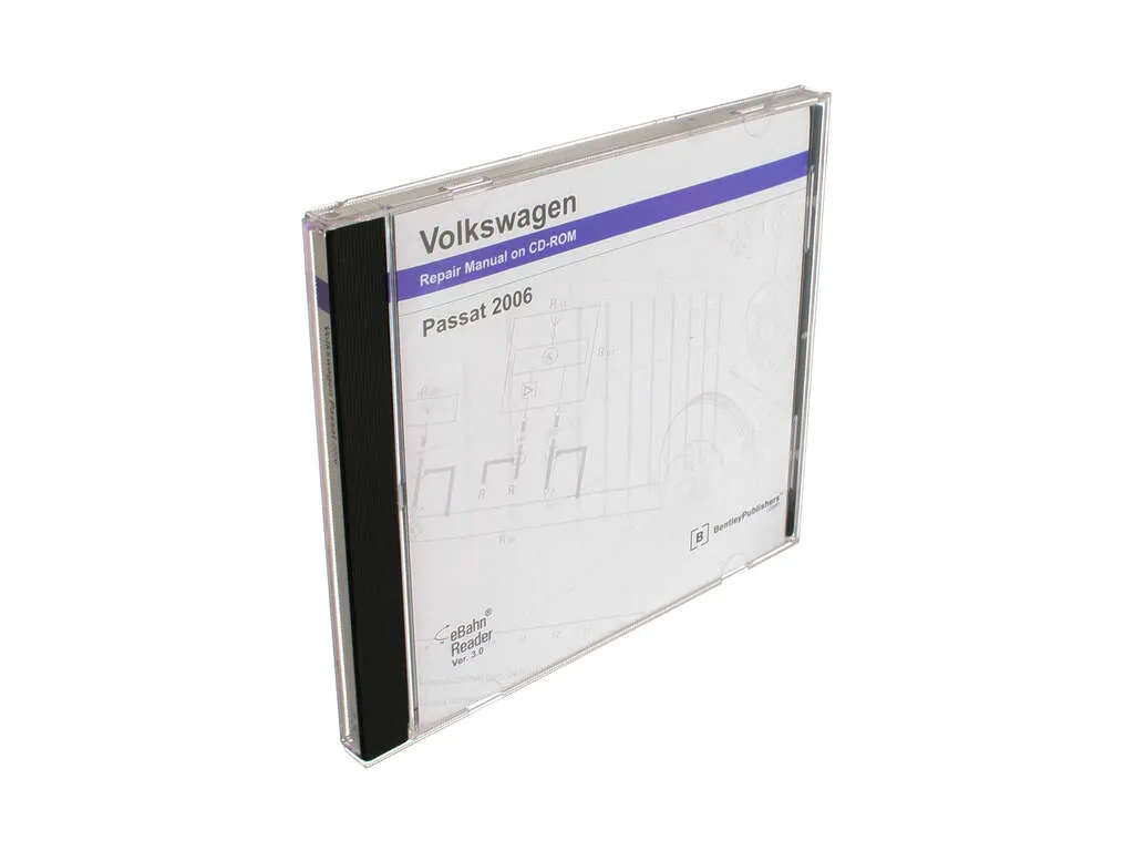 2008 Volkswagen Passat CD-ROM Repair Manual Bentley