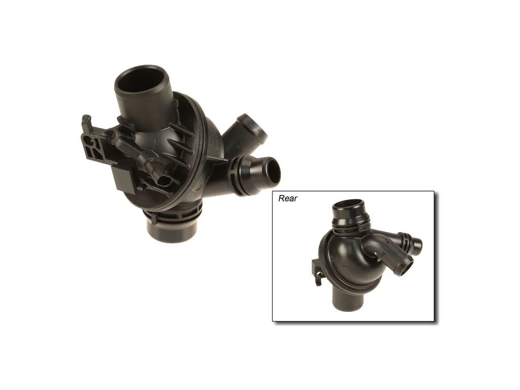 2011 BMW 528i Engine Coolant Thermostat / Water Outlet Assembly Mahle