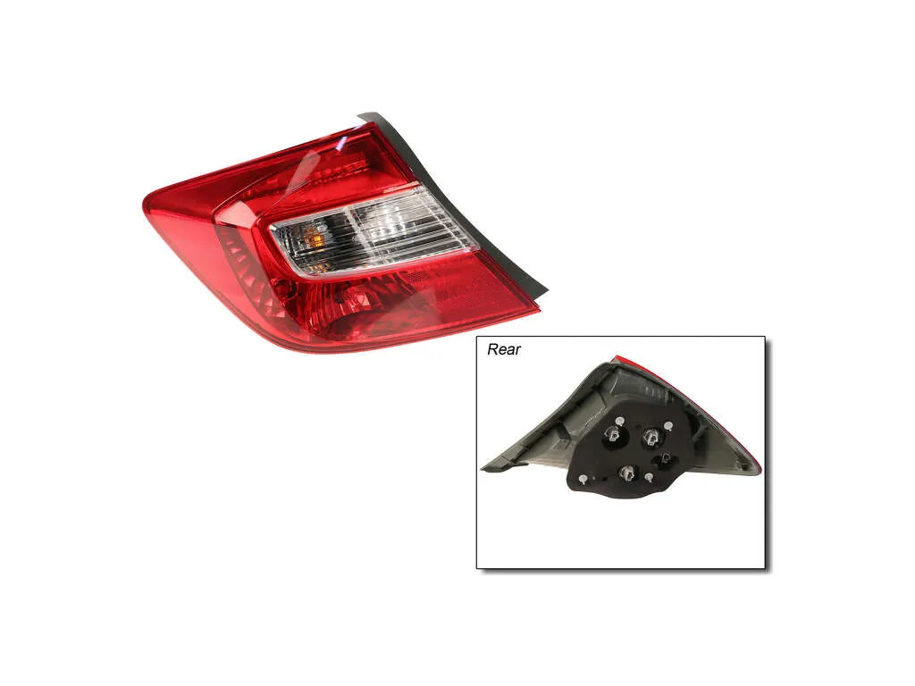 2012 Honda Civic Tail Light Assembly  - Left TYC
