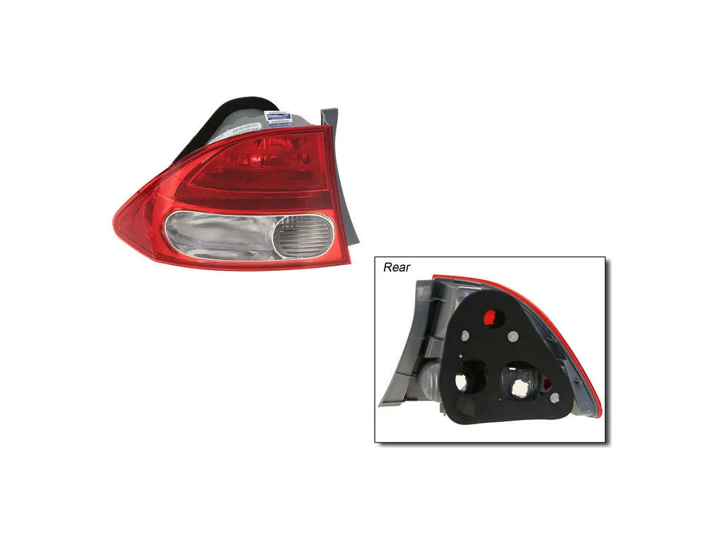 2011 Honda Civic Tail Light Assembly  - Left Outer TYC