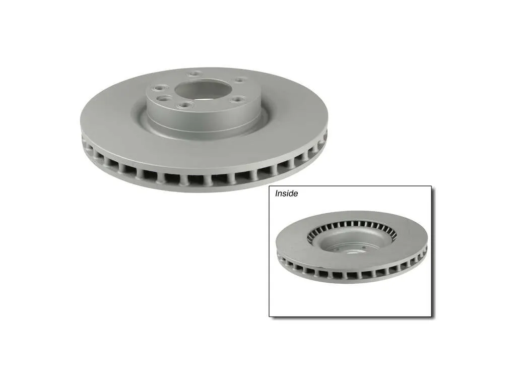 2008 Porsche Cayenne Disc Brake Rotor  - Front Left Zimmermann Coated