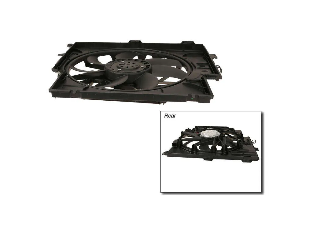 2018 BMW X4 Engine Cooling Fan Assembly 6 Cyl 3.0L ACM