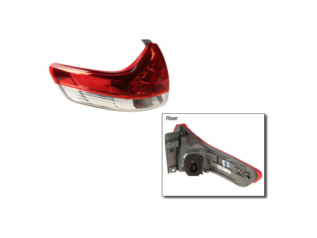 2013 Toyota Sienna Tail Light Assembly  - Left Outer TYC