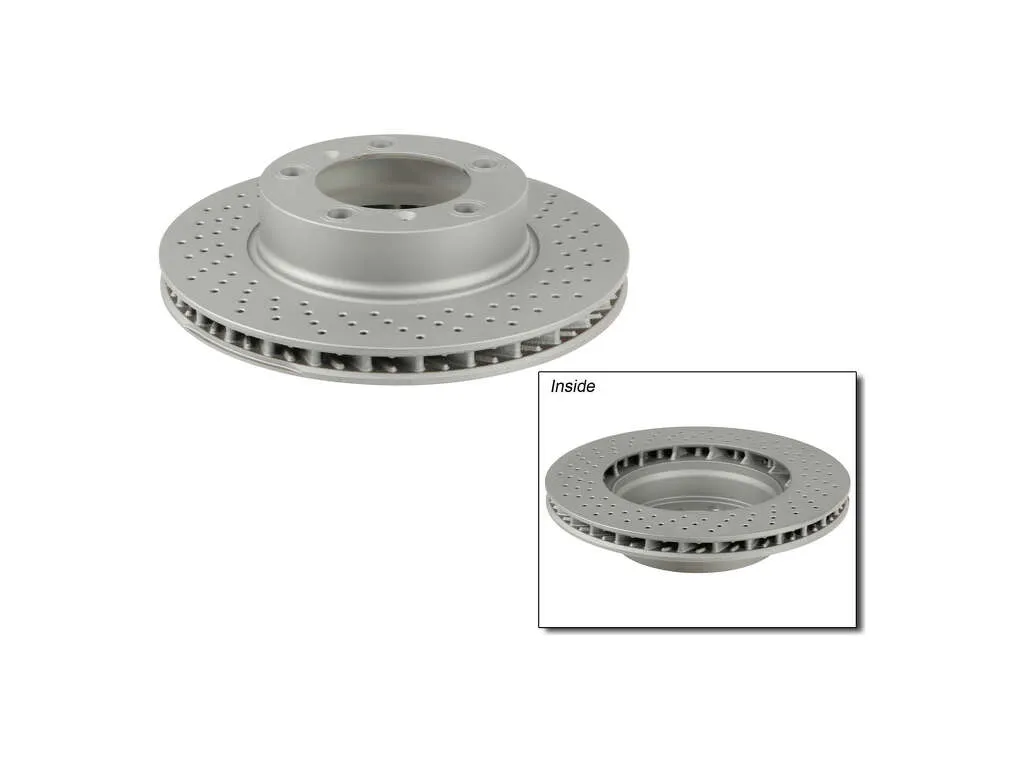 2007 Porsche Boxster Disc Brake Rotor  - Front Right Zimmermann Coated