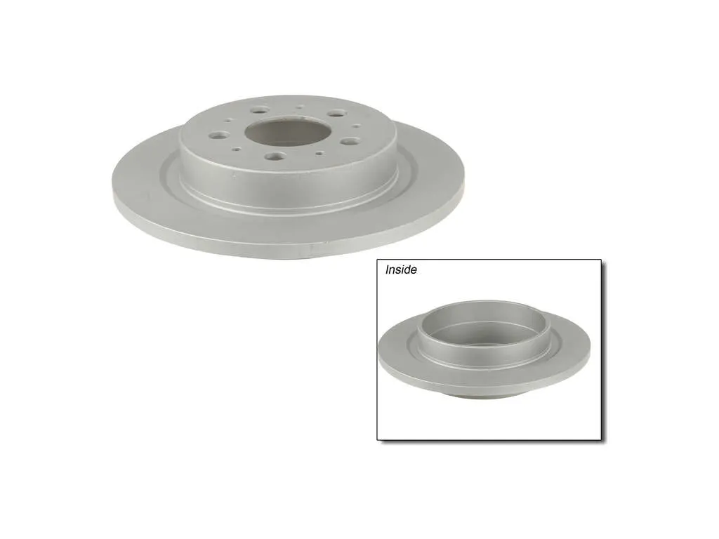 1998 Volvo S90 Disc Brake Rotor  - Rear Zimmermann Coated