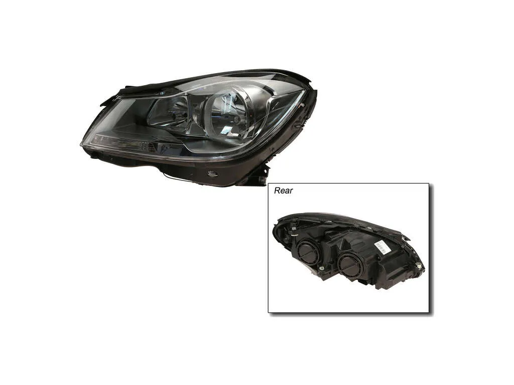 2012 Mercedes-Benz C250 Headlight Assembly  - Left Magneti Marelli