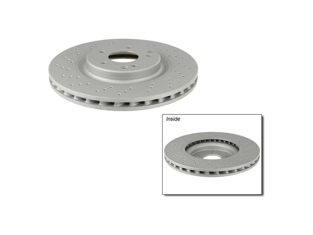 2004 Mercedes-Benz C240 Disc Brake Rotor  - Front Zimmermann Coated