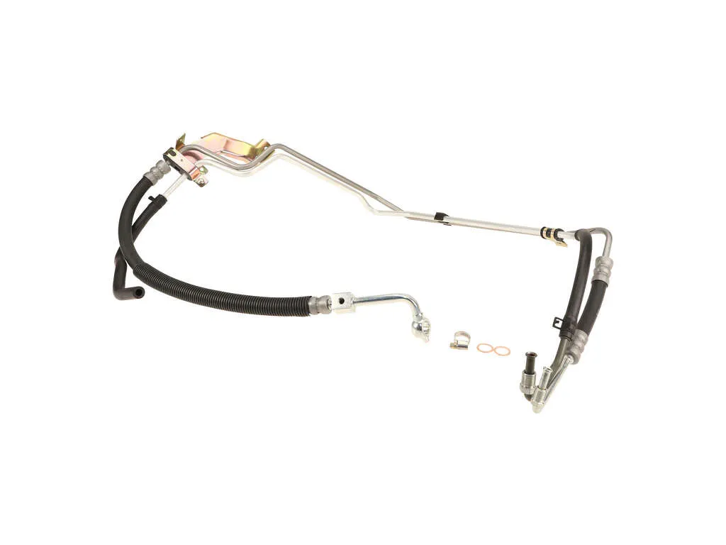 2002 Nissan Frontier Power Steering Hose Assembly 6 Cyl 3.3L Rein