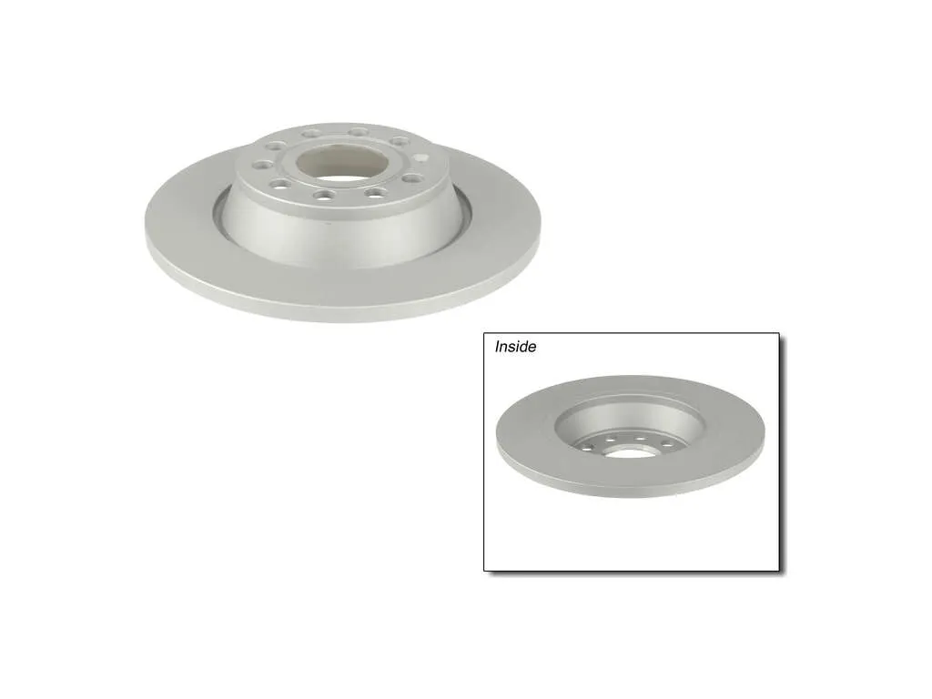 2007 Audi A3 Disc Brake Rotor  - Rear Zimmermann Coated