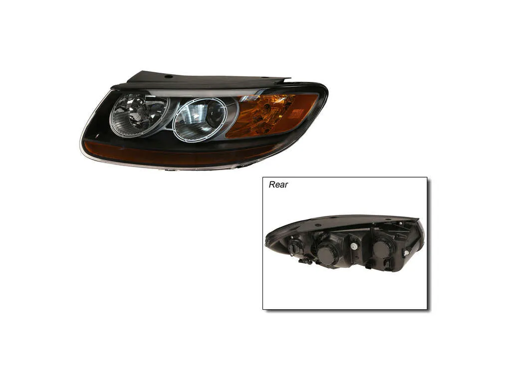 2007 Hyundai Santa Fe Headlight Assembly  - Left TYC