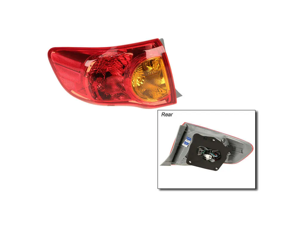 2011 Toyota Corolla Tail Light Assembly  - Left TYC