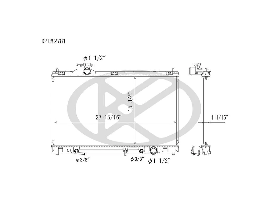 2007 Lexus GS430 Radiator Koyo Cooling