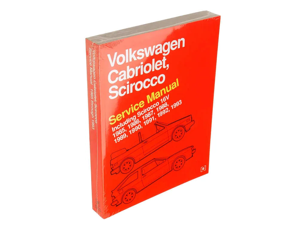 1986 Volkswagen Cabriolet Repair Manual Bentley