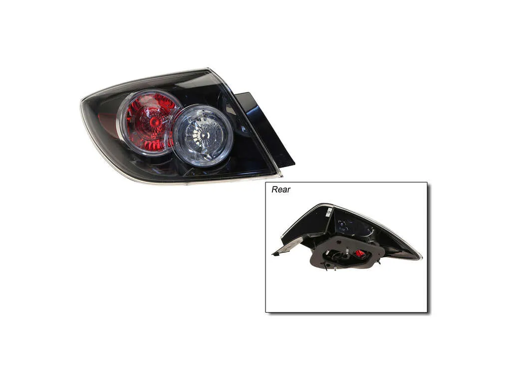 2007 Mazda 3 Tail Light Assembly  - Left Outer Genuine
