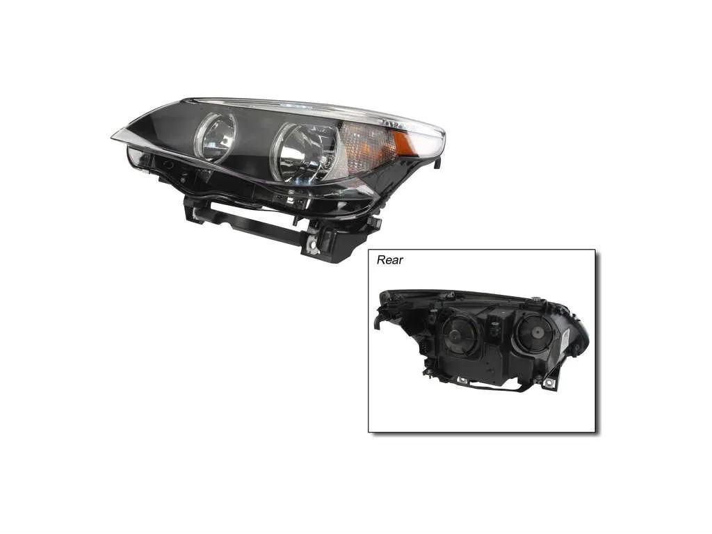 2007 BMW 530xi Headlight Assembly  - Left Hella