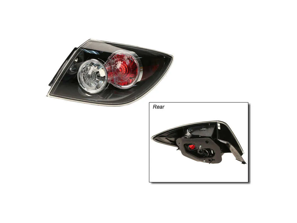 2007 Mazda 3 Tail Light Assembly  - Right Outer Genuine